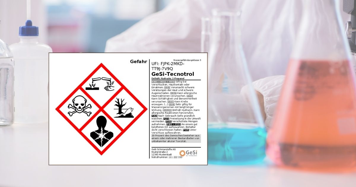 Gefahrstoffetiketten mit GeSi erstellen